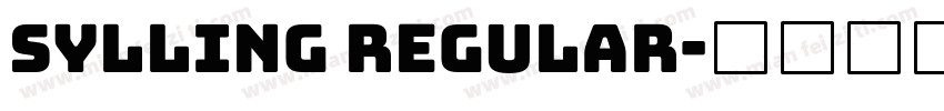 SYLLING Regular字体转换